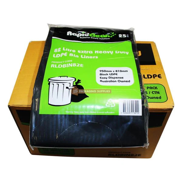 Heavy Duty Garbage Bags In Black