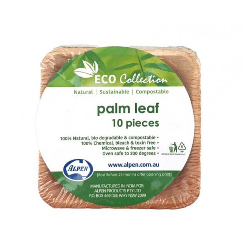 Palm Leaf Square Dip Bowl