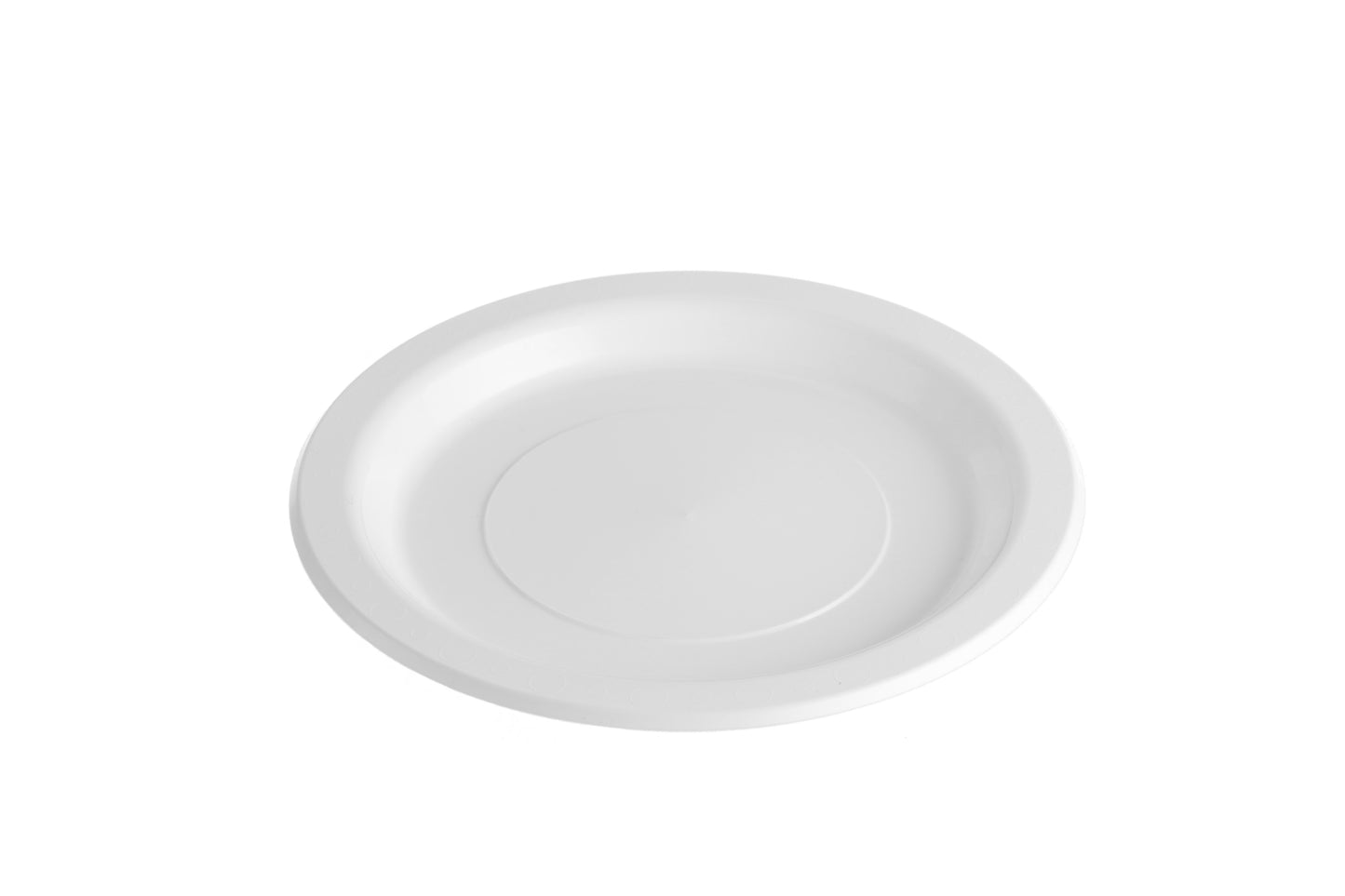 Plastic Plates Round Pack of 50 Reusable