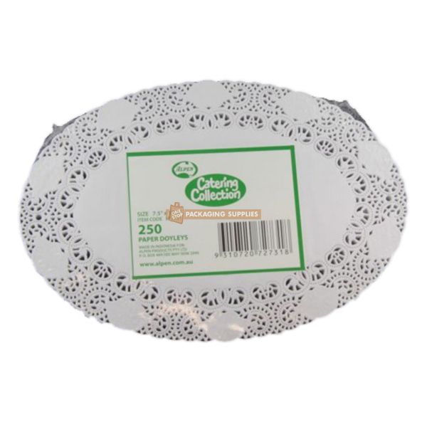 Doyley Lace Pattern Oval Pack of 250