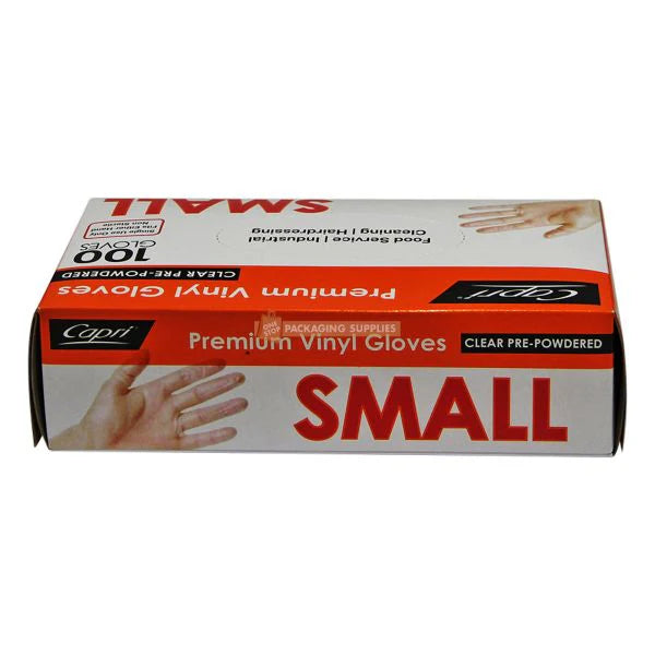 Vinyl Gloves Clear Premium Powder Free