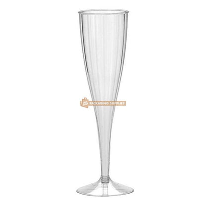 Plastic Cup Clear Champagne Flute Pack of 12