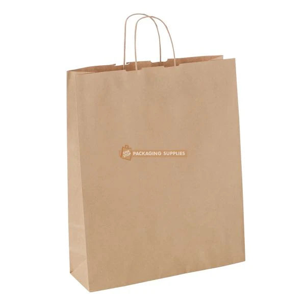 Brown Paper Takeaway Bags with Rope Handles