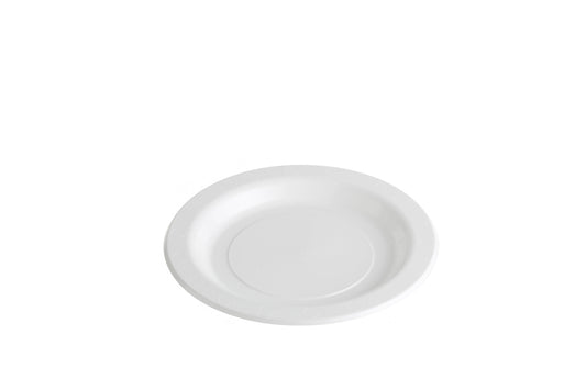 Plastic Plates Round Pack of 50 Reusable