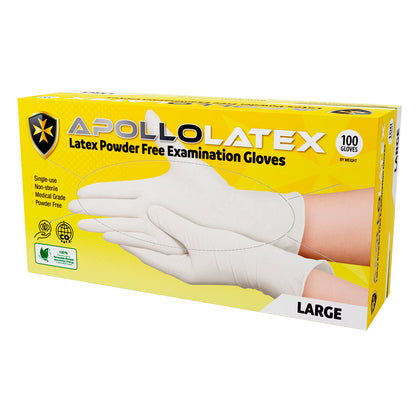 Apollo Latex Gloves Powder Free