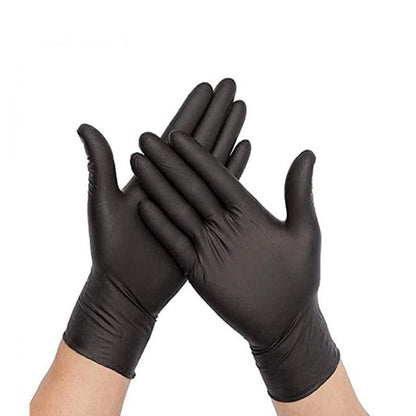 Gloves Nitrile Black Powder Free
