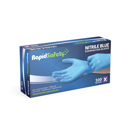 Gloves Nitrile Blue Powder Free