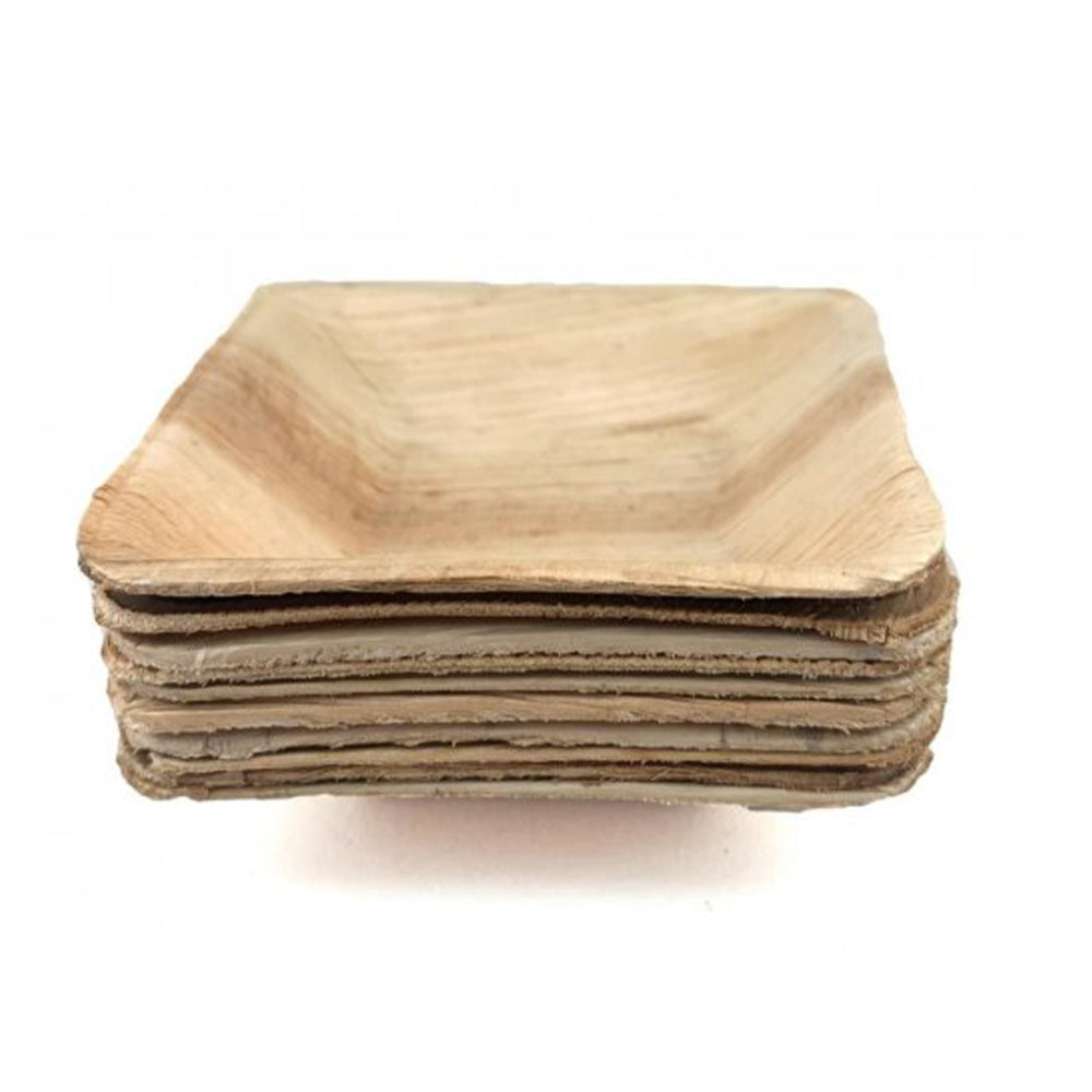 Palm Leaf Square Dip Bowl
