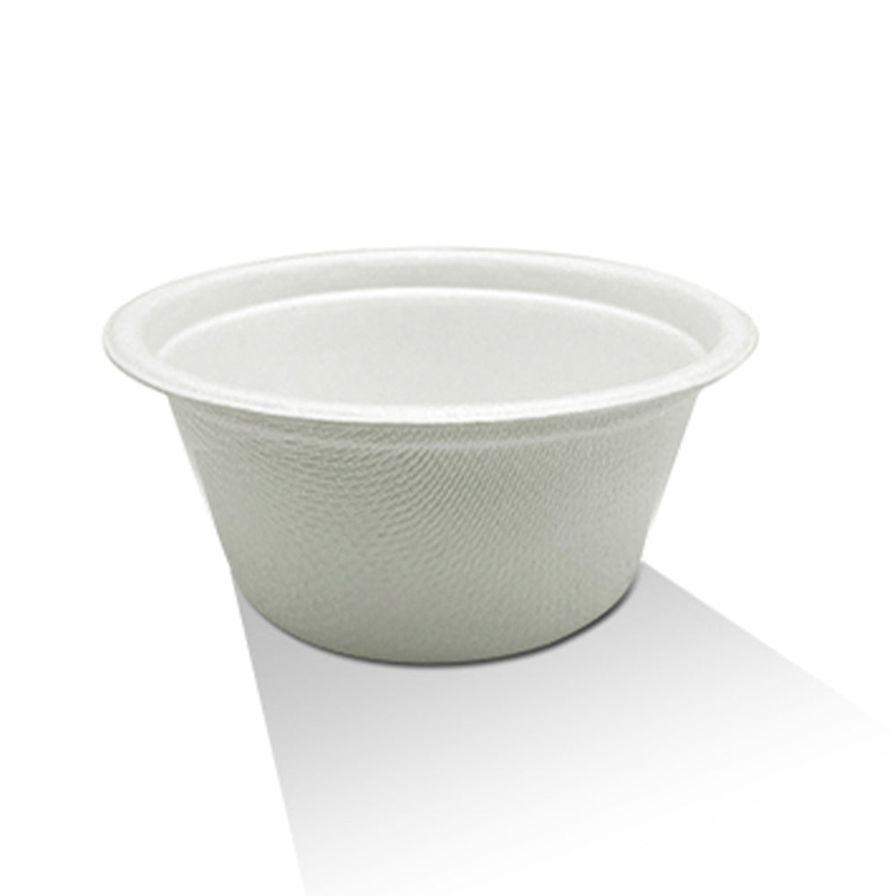Sugarcane Portion Cups in White