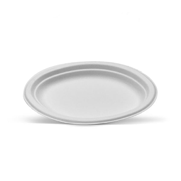 Sugarcane Plates Oval Pack of 50